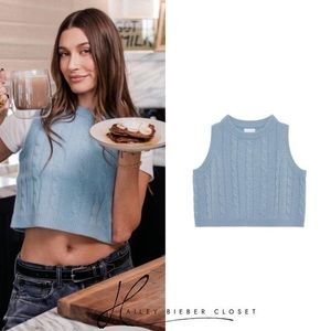 Cropped Sweater Vest